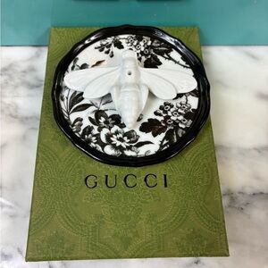 Gucci Black Bee Porcelain Incense Dish w/ Box - Authentic & New With Tag